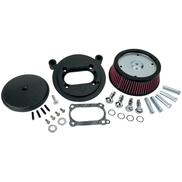 AIR FILTER KIT BIG SUCKER STAGE 1 WITH STANDARD AIR FILTER SMOOTH BLACK - Bild 3