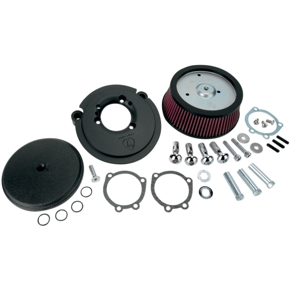 AIR FILTER KIT BIG SUCKER STAGE 1 WITH STANDARD AIR FILTER SMOOTH BLACK - Bild 3