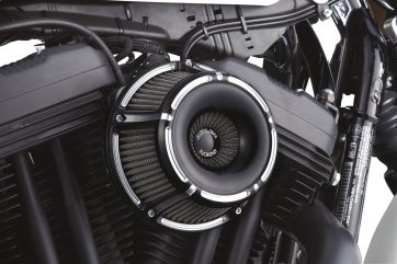 AIR CLEANER KIT INVERTED BIG SUCKER SLOT TRACK BLACK - Bild 5