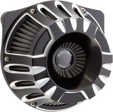 AIR CLEANER KIT INVERTED BIG SUCKER DEEP CUT BLACK