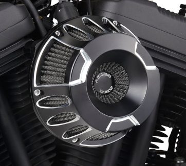 AIR CLEANER KIT INVERTED BIG SUCKER DEEP CUT BLACK - Bild 2