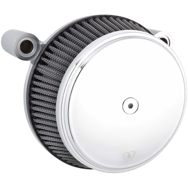 AIR FILTER KIT BIG SUCKER STAGE 1 SMOOTH WITH SYNTHETIC AIR FILTER CHROME