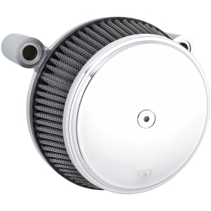 AIR FILTER KIT BIG SUCKER STAGE 1 SMOOTH WITH SYNTHETIC AIR FILTER CHROME