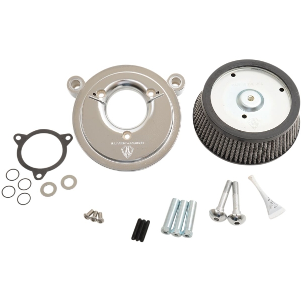 AIR FILTER KIT SYNTHETIC BIG SUCKER STAGE 1 CHROME - Bild 2