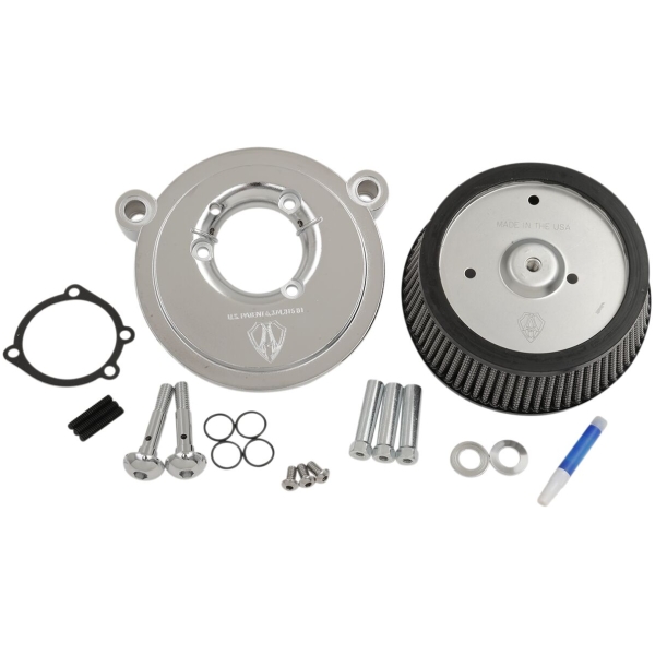 AIR FILTER KIT SYNTHETIC BIG SUCKER STAGE 1 CHROME - Bild 2