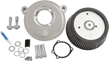 AIR FILTER KIT SYNTHETIC BIG SUCKER STAGE 1 CHROME - Bild 2