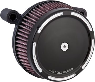 AIR FILTER KIT BIG SUCKER STAGE 1 WITH SYNTHETIC AIR FILTER SLOT TRACK BLACK