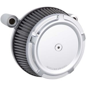 AIR FILTER KIT BIG SUCKER STAGE 1 WITH SYNTHETIC AIR FILTER BEVELED CHROME