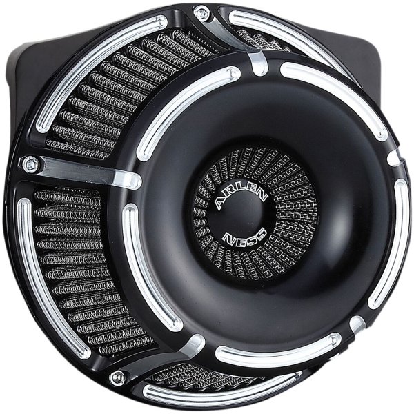 AIR CLEANER KIT INVERTED BIG SUCKER SLOT TRACK BLACK