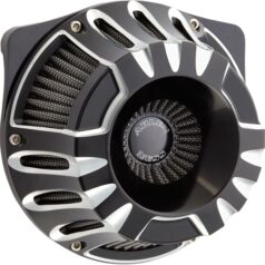 AIR CLEANER KIT INVERTED BIG SUCKER DEEP CUT BLACK