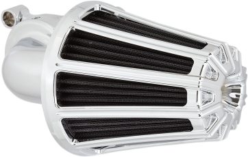 AIR CLEANER KIT MONSTER SUCKER WITH COVER 10-GAUGE CHROME - Bild 3