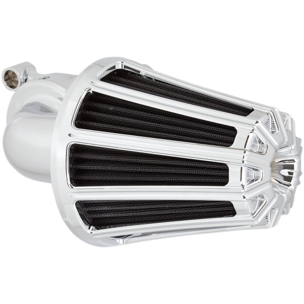 AIR CLEANER KIT MONSTER SUCKER WITH COVER 10-GAUGE CHROME - Bild 3