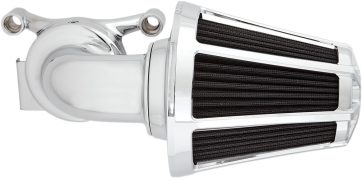 AIR CLEANER KIT MONSTER SUCKER WITH COVER BEVELED CHROME