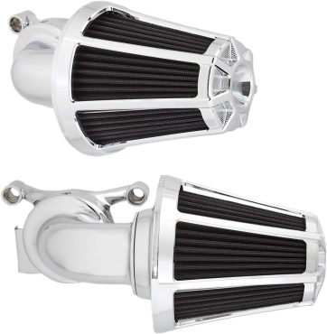 AIR CLEANER KIT MONSTER SUCKER WITH COVER BEVELED CHROME - Bild 3