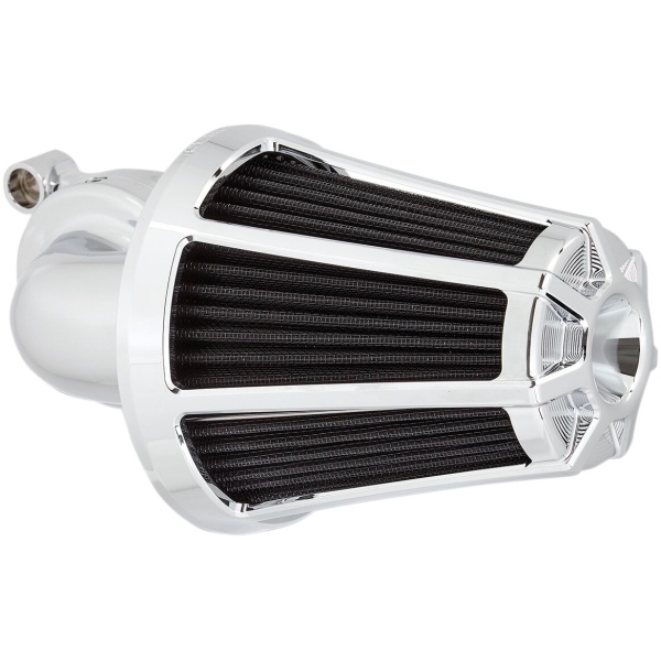 AIR CLEANER KIT MONSTER SUCKER WITH COVER BEVELED CHROME - Bild 4