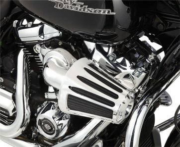 AIR CLEANER KIT MONSTER SUCKER WITH COVER DEEP CUT CHROME - Bild 2