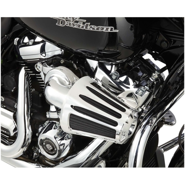 AIR CLEANER KIT MONSTER SUCKER WITH COVER DEEP CUT CHROME - Bild 2