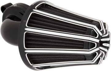 AIR CLEANER KIT MONSTER SUCKER WITH COVER 10-GAUGE BLACK