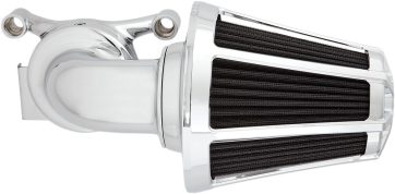 AIR CLEANER KIT MONSTER SUCKER WITH COVER BEVELED CHROME