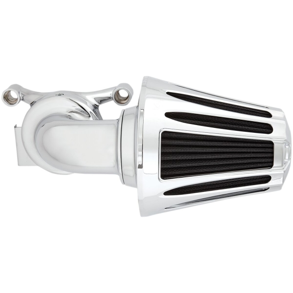 AIR CLEANER KIT MONSTER SUCKER WITH COVER DEEP CUT CHROME