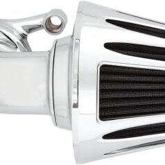 AIR CLEANER KIT MONSTER SUCKER WITH COVER DEEP CUT CHROME