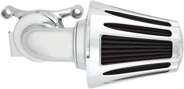 AIR CLEANER KIT MONSTER SUCKER WITH COVER DEEP CUT CHROME