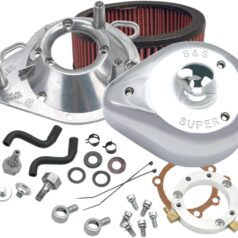 AIR CLEANER KIT CLASSIC TEARDROP STOCK EFI CHROME