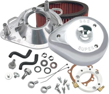 AIR CLEANER KIT CLASSIC TEARDROP STOCK EFI CHROME
