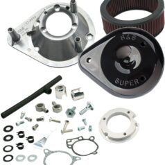 AIR CLEANER KIT CLASSIC TEARDROP TBW GLOSSY BLACK