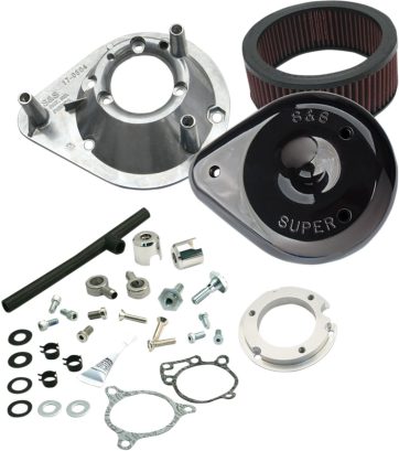 AIR CLEANER KIT CLASSIC TEARDROP TBW GLOSSY BLACK