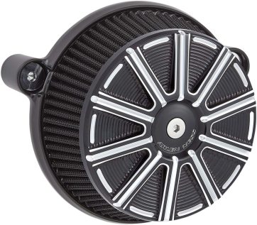 AIR FILTER KIT BIG SUCKER STAGE 1 10-GAUGE M8  BLACK