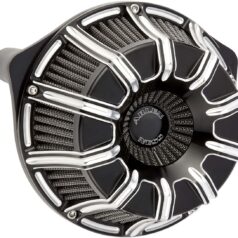 AIR CLEANER KIT INVERTED BIG SUCKER 10-GAUGE BLACK