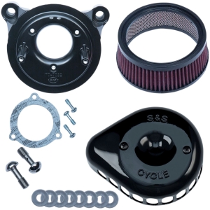 AIR CLEANER MINI TEARDROP STEALTH BLACK