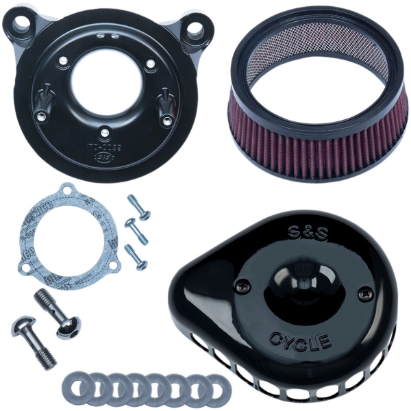 AIR CLEANER MINI TEARDROP STEALTH BLACK
