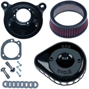 AIR CLEANER MINI TEARDROP STEALTH EFI BLACK
