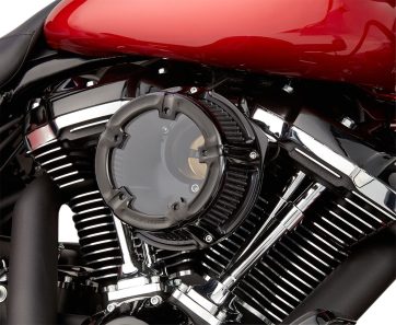 AIR CLEANER KIT METHOD CLEAR SERIES TWIN CAM BLACK - Bild 3