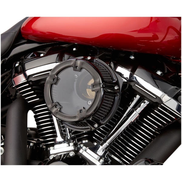 AIR CLEANER KIT METHOD CLEAR SERIES TWIN CAM BLACK - Bild 3