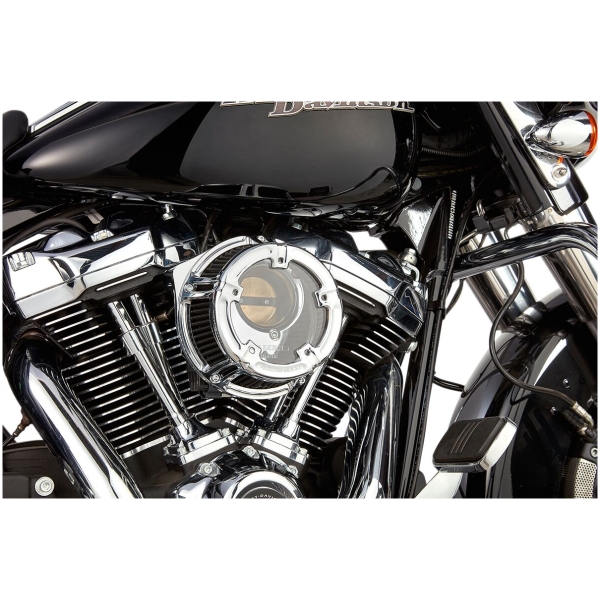 AIR CLEANER KIT METHOD CLEAR SERIES M8 CHROME - Bild 2