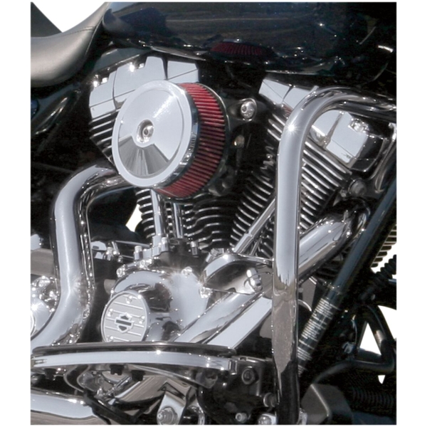 AIR CLEANER COVER STEALTH BOBBER DOMED CHROME - Bild 2