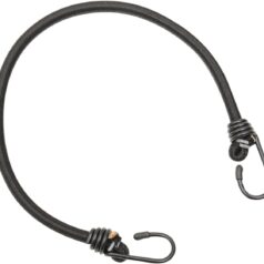 BUNGEE CORD 2 HOOKS 24" BLACK