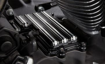 TRANSMISSION TOP COVER 10-GAUGE TWIN CAM BLACK - Bild 2