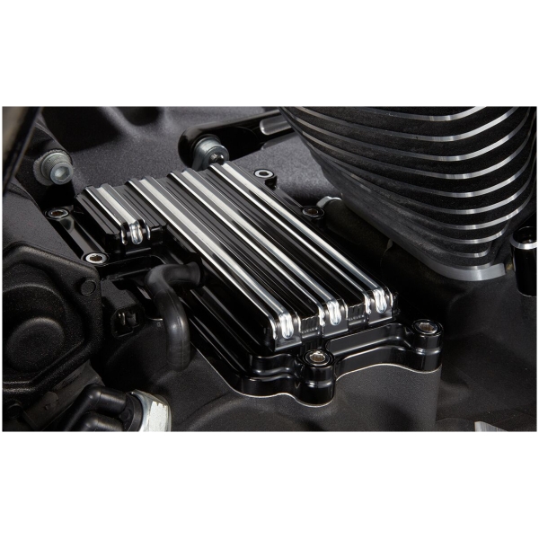 TRANSMISSION TOP COVER 10-GAUGE TWIN CAM BLACK - Bild 2