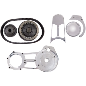 OPEN BELT DRIVE KIT POLISHED 2-3/4''