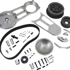 OPEN BELT DRIVE KIT 2'' POLISHED
