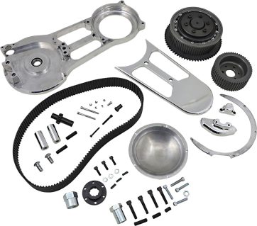 OPEN BELT DRIVE KIT 2'' POLISHED