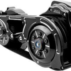 2” OPEN BELT DRIVE KITS WITH 2-PIECE MOTOR PLATE BLACK