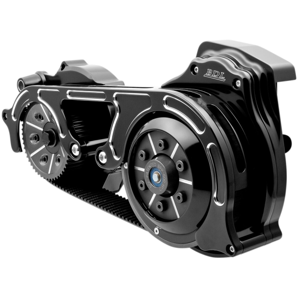 2” OPEN BELT DRIVE KITS WITH 2-PIECE MOTOR PLATE BLACK