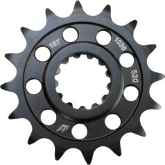 DRIVEN RACING FRONT SPROCKET (1036)/ 16 TEETH / PITCH 520 / STEEL / BLACK / YAMAHA