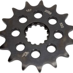 DRIVEN RACING FRONT SPROCKET (2058)/ 15 TEETH / PITCH 520 / STEEL / BLACK / KAWASAKI