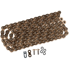 SRX2 SERIES 120 RIVET LINK 520 X-RING REPLACEMENT DRIVE CHAIN / GOLD / STEEL